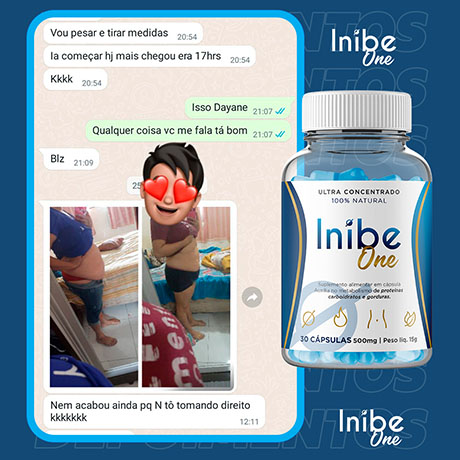 Resultado obtido por uma pessoa usando o Inibe One